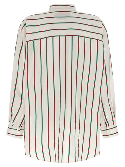 White Silk Blouse