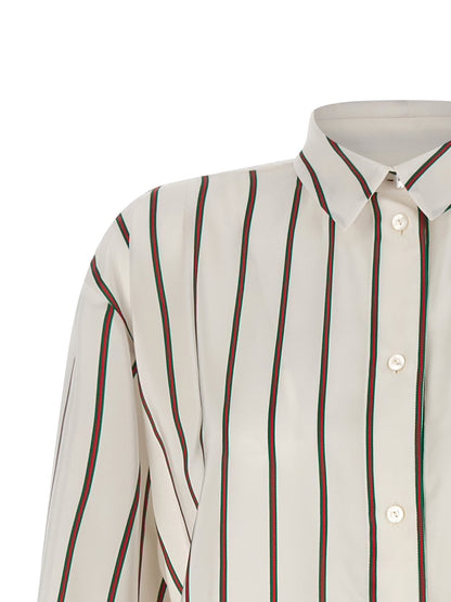 White Silk Blouse