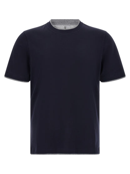 Blue Cotton T-Shirt