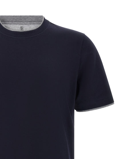 Blue Cotton T-Shirt