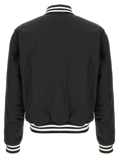 Bicolor Polyester Bomber