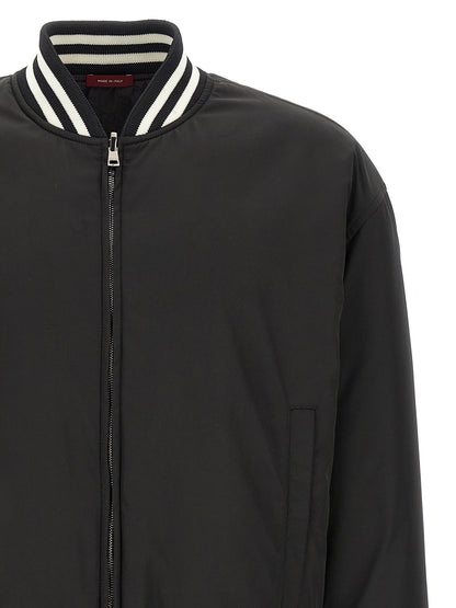 Bicolor Polyester Bomber