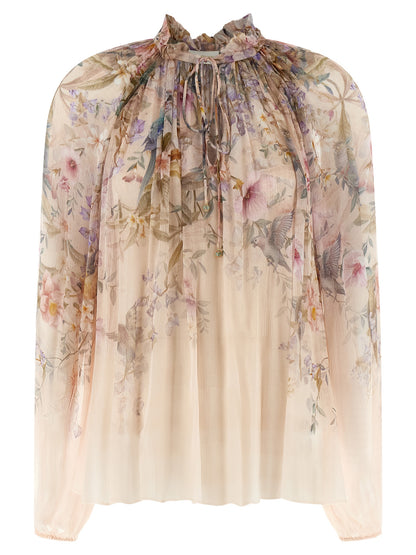 Multicolor Viscose Blouse