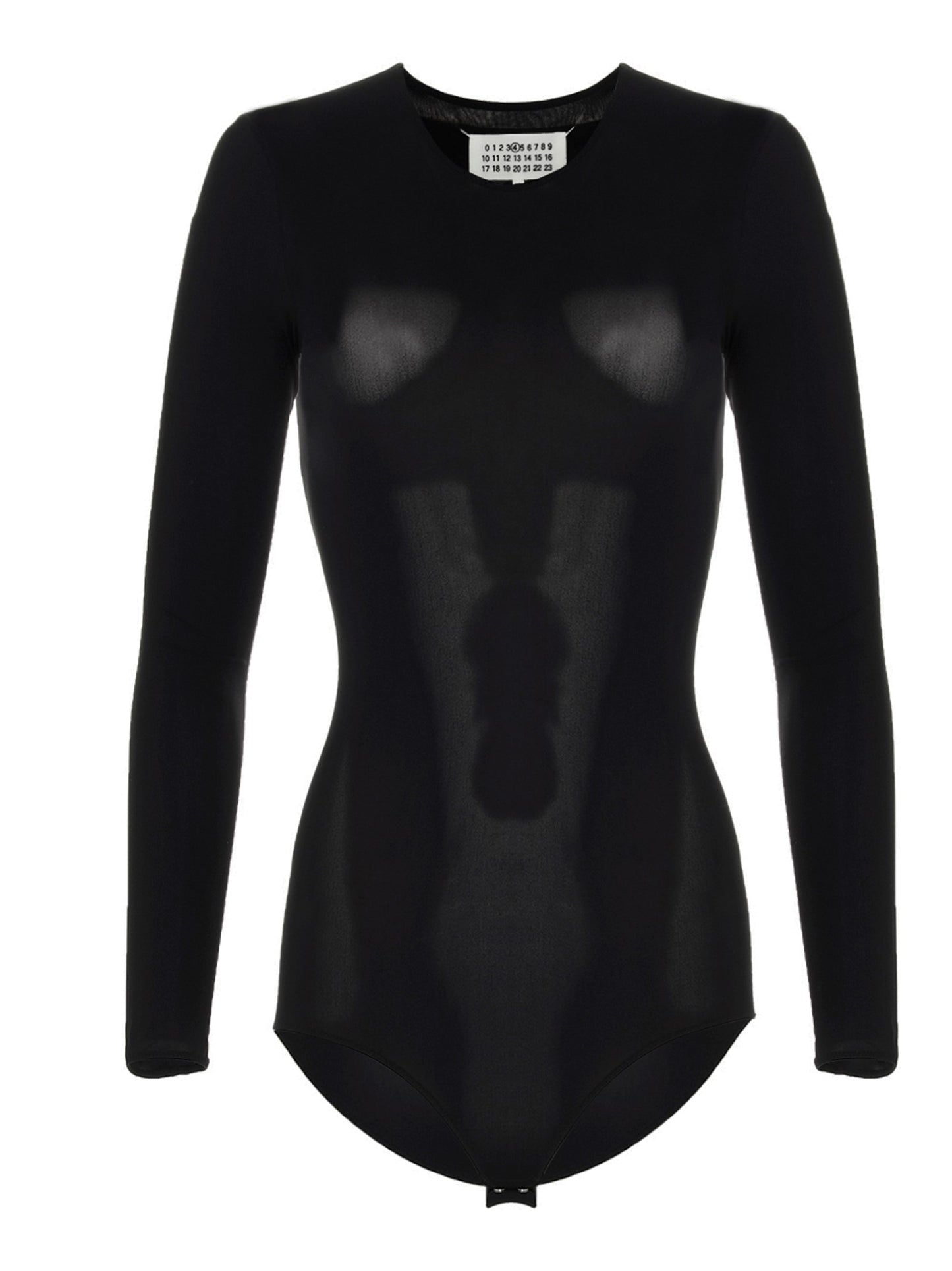 Black Polyamide Bodysuit