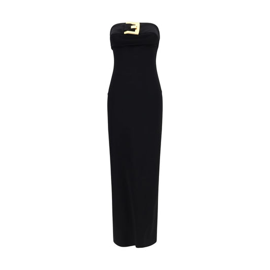 Black Viscose Cocktail Dress