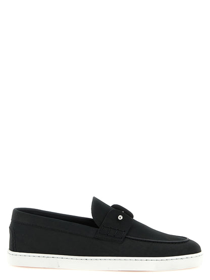 Black Calfskin Slip-On Loafers