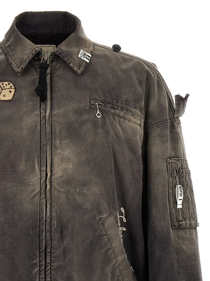 Black Cotton Bomber