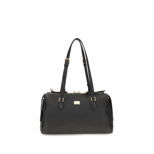 Black Calf Leather Bos Taurus Handbag