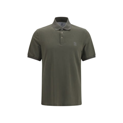 Bicolor Cotton Polo Shirt
