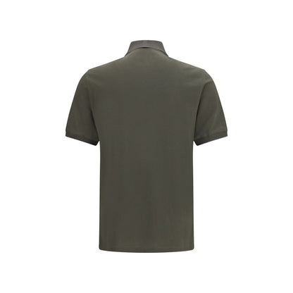 Bicolor Cotton Polo Shirt