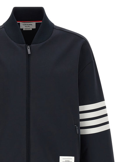Blue Viscose Bomber