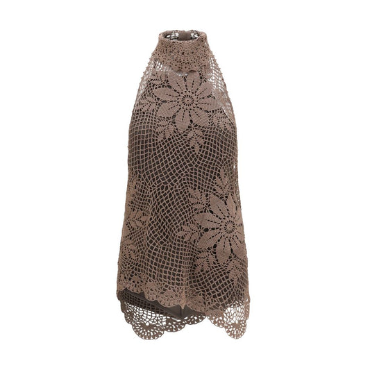 Brown Cotton Blouse