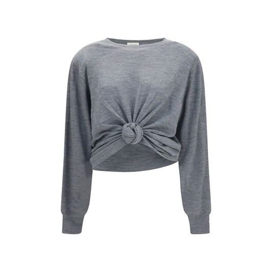 Gray Wool Oves Aries Long Sleeve T-Shirt