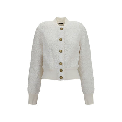 White Viscose Bomber