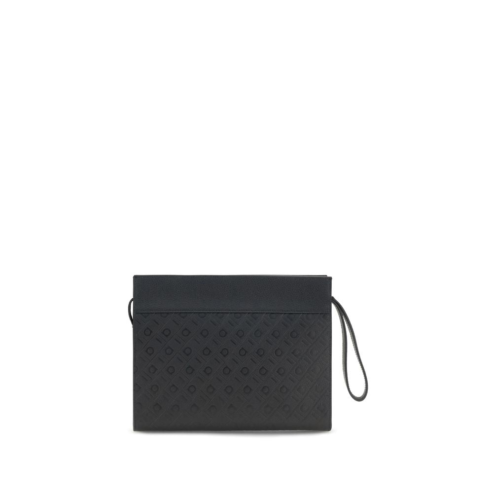 Black Calf Leather Bos Taurus Shoulder Bag