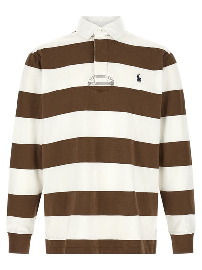 Brown Cotton Polo Shirt
