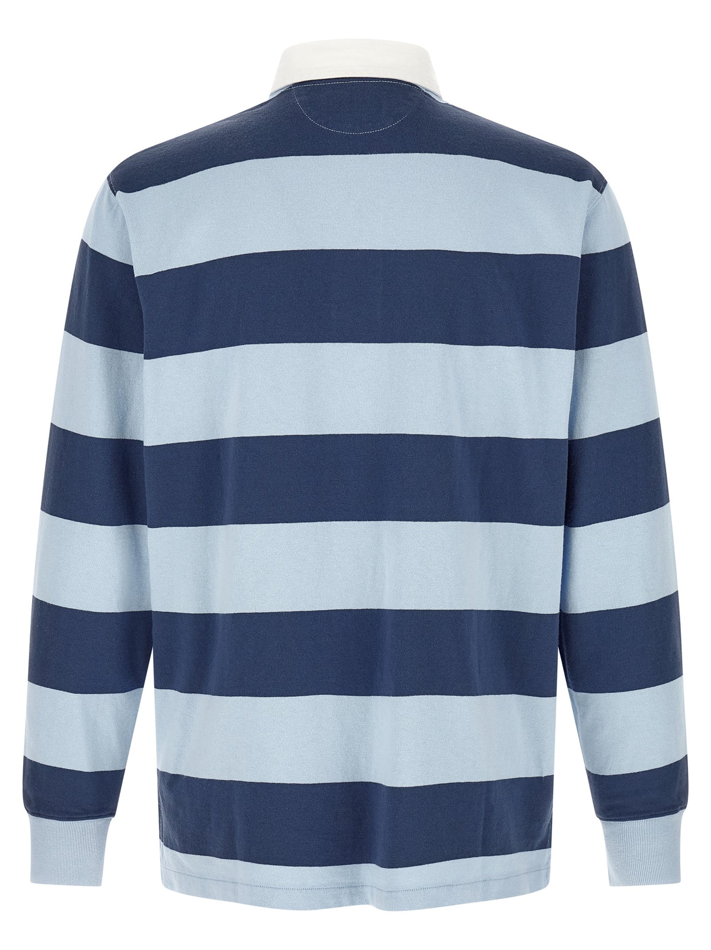 Blue Cotton Polo Shirt