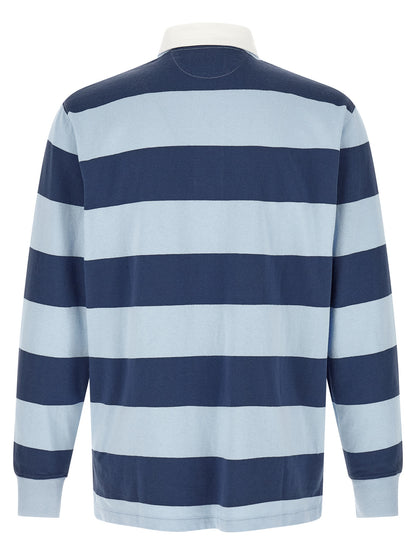 Blue Cotton Polo Shirt