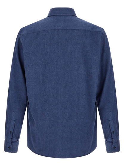 Blue Cotton Blouse