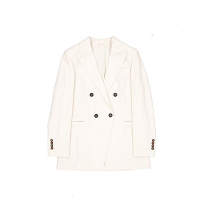 White Virgin Wool Blazer