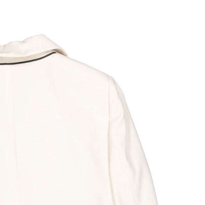 White Virgin Wool Blazer
