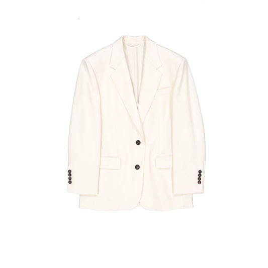White Viscose Blazer