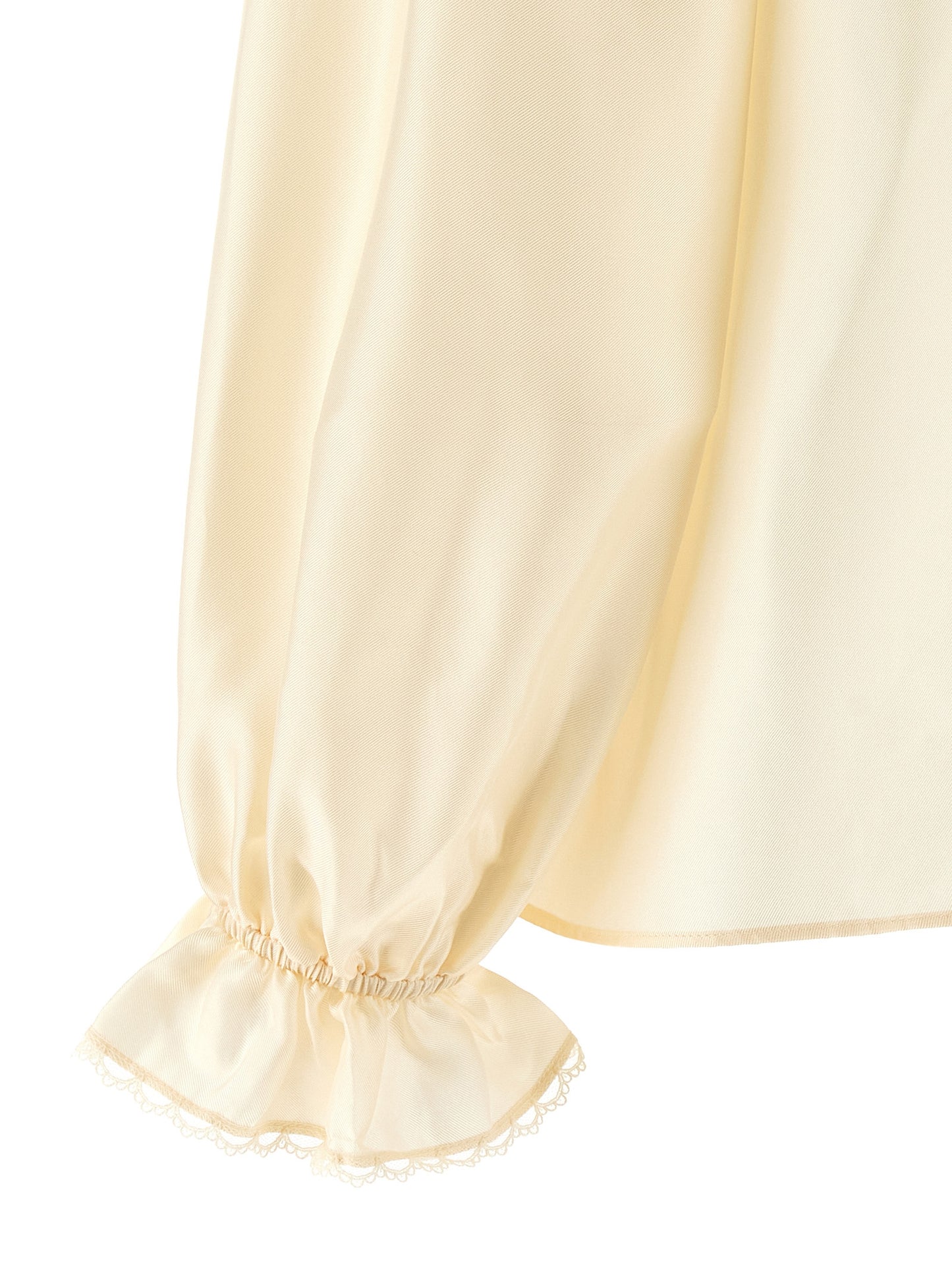Beige Silk Blouse