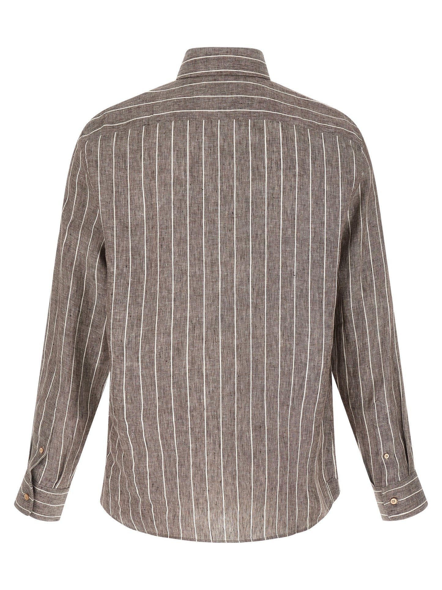 Brown Linen Blouse