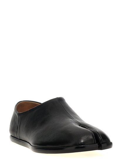 Black Lamb Leather Ballet Flats