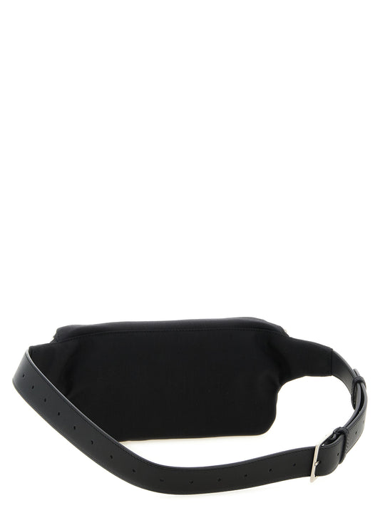 Black Lamb Leather Crossbody Bag