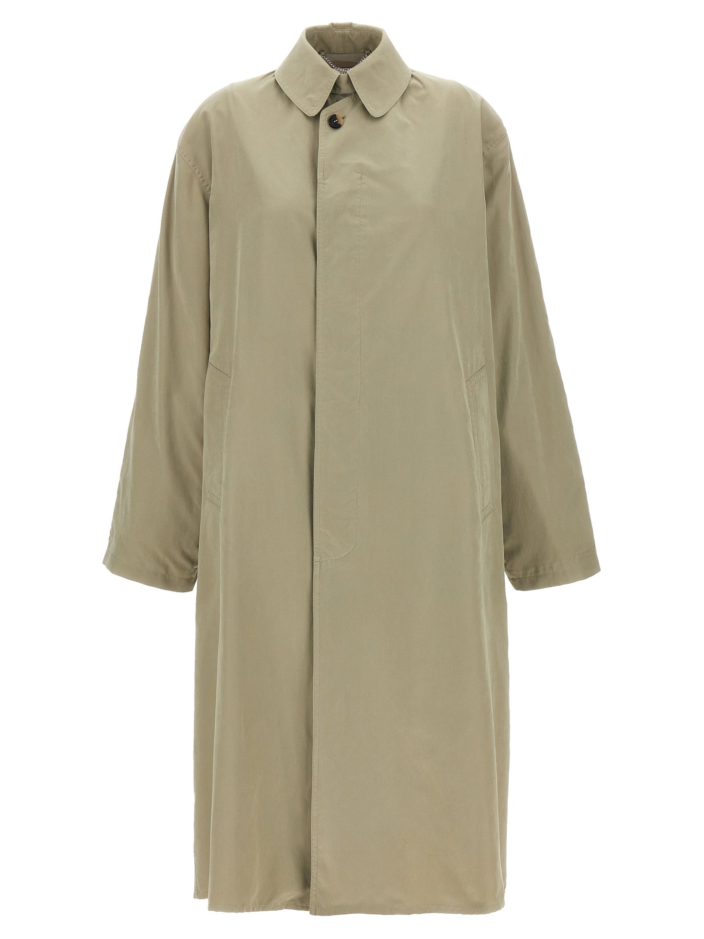Bicolor Polyester Coat