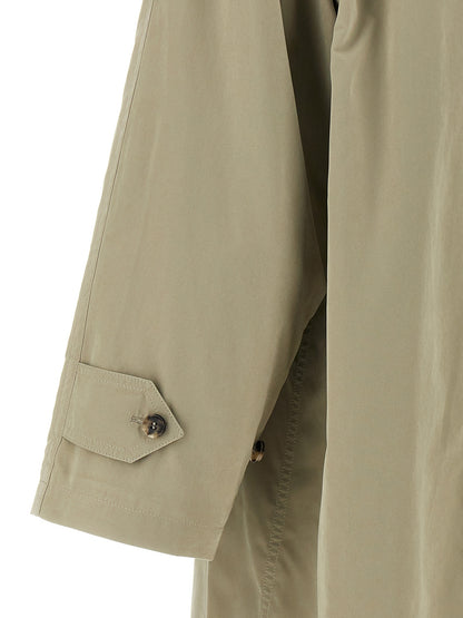 Bicolor Polyester Coat