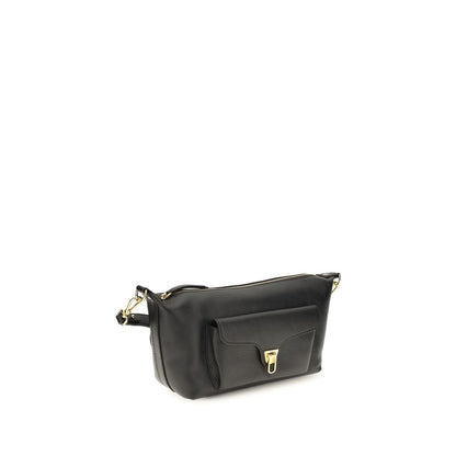 Black Calf Leather Bos Taurus Shoulder Bag