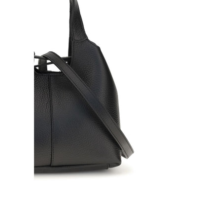 Black Calf Leather Bos Taurus Handbag