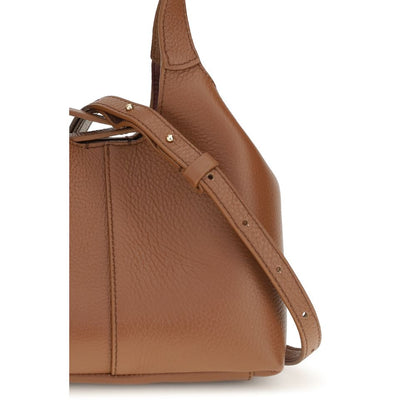 Brown Calf Leather Bos Taurus Handbag
