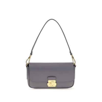 Blue Calf Leather Bos Taurus Shoulder Bag
