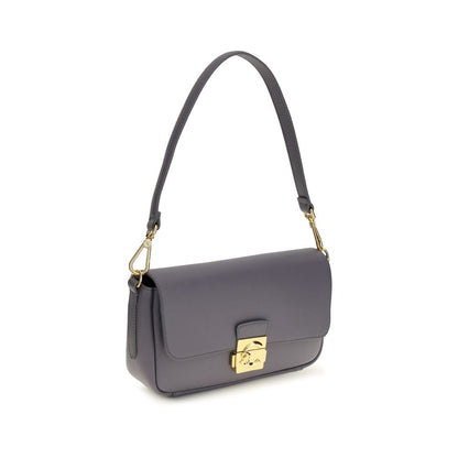 Blue Calf Leather Bos Taurus Shoulder Bag