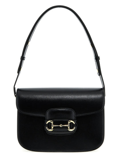 Black Leather Shoulder Bag