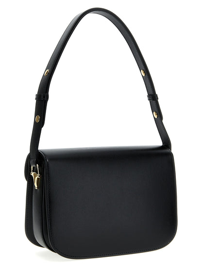 Black Leather Shoulder Bag