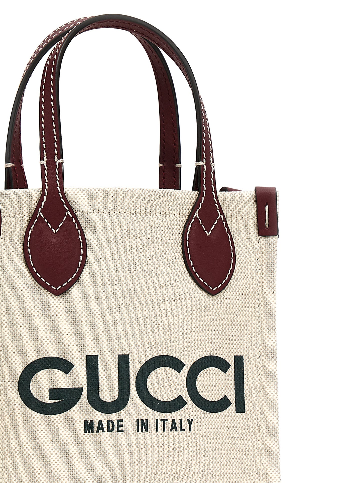 Beige Polyethylene Handbag