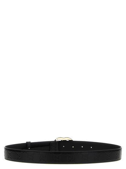 Black Calfskin Regular Belt