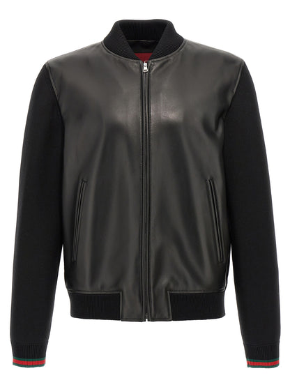 Black Lamb Leather Leather Jacket