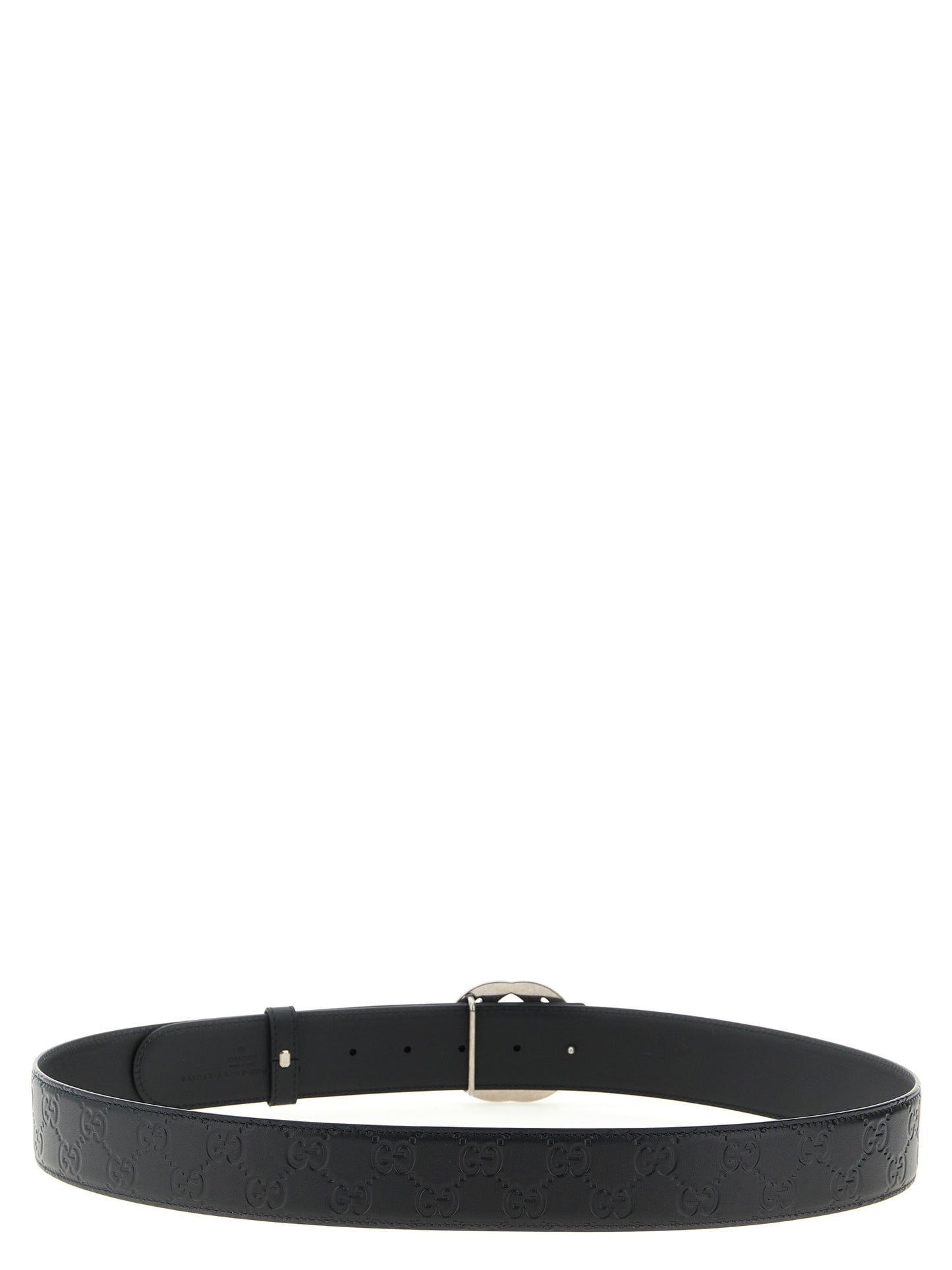 Black Calfskin Regular Belt