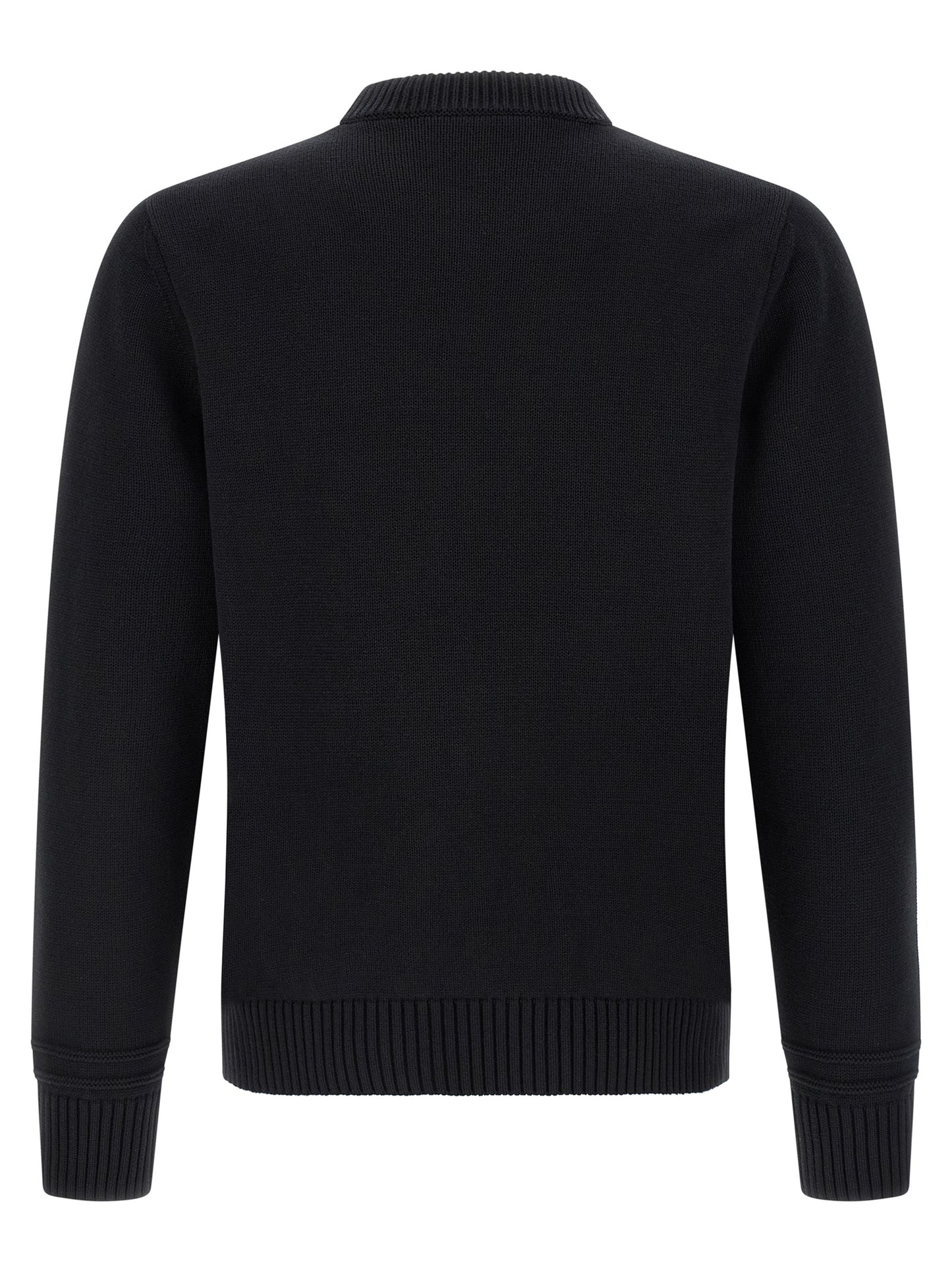 Black Cotton Cardigan
