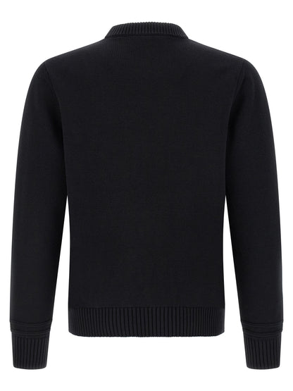 Black Cotton Cardigan