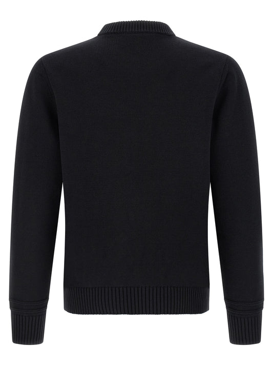 Black Cotton Cardigan