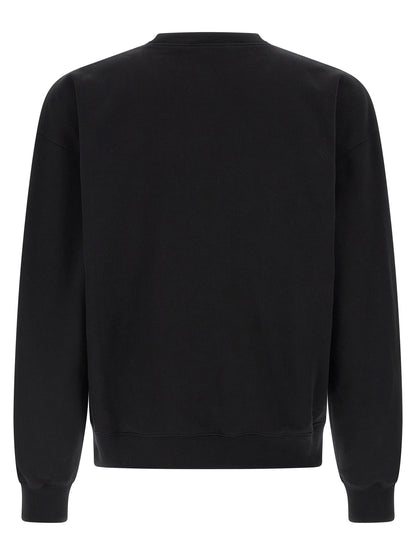 Black Cotton Sweatshirt