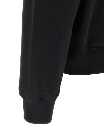 Black Cotton Sweatshirt