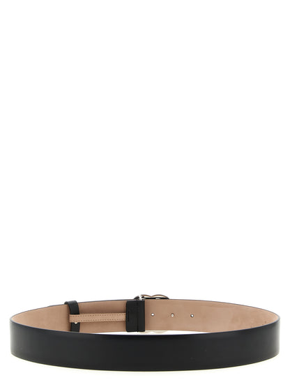 Black Calfskin Regular Belt