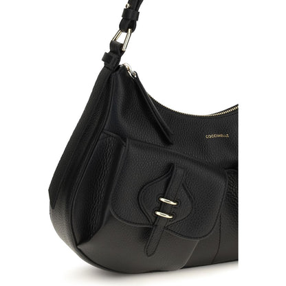 Black Calf Leather Bos Taurus Shoulder Bag